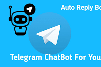 set up a fully automated telegram bot for auto replies