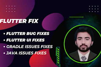 flutter bug fixes UI, gradle, java, and build issues resolved