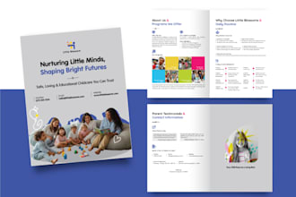design professional brochures, annual reports, company profiles