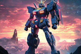 do custom robot, mecha and cyborg character