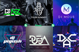 design creative band rock or dj music logo in 12hr