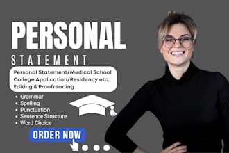edit college application essays, personal statements and admissions essays