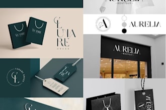 design high quality logo for your jewelry store, shop in 12hr