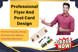 create design modern flyer menu brochure church logo party business card banner