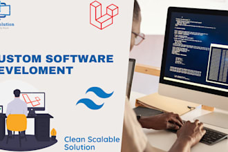 create custom software applications using laravel