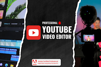 do professional video editing for youtube