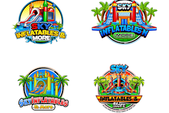 design a professional bounce house logo