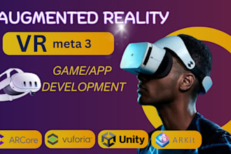 develop virtual reality ar games and apps for meta quest 3
