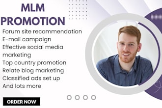 mlm link promotion, affiliate referral link, website or any link promotion