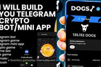 telegram referral link staking web3 dapp, telegram mini app, tap game twitter