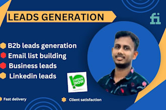 b2b lead generation, linkedin leads and email list building
