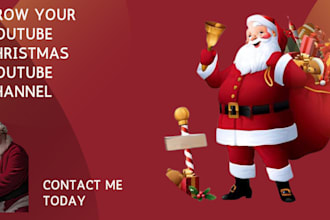 do organic christmas youtube video promotion video SEO channel  monetization