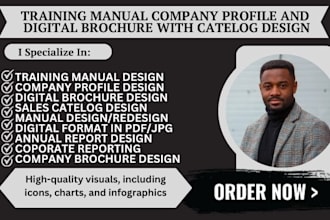 design perfect digital brochure training manual company profile sales catelog