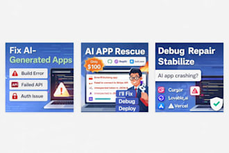 fix broken ai generated apps