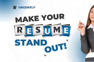 urgently do professional CV design resume design 1 hour