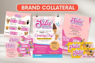 design print documents, ads, brochures, flyers, postcards or catalogs