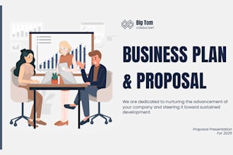 write persuasive business plan or business proposal for investor startup funding