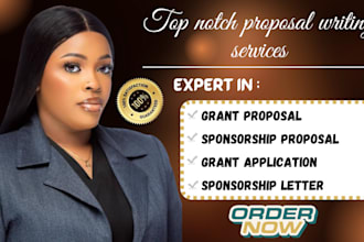write grant, sponsorship and partnership proposals