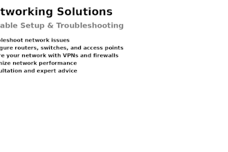 do the networking solutions