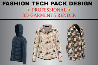 design fashion tech pack apparel clothing tech pack flat sketch