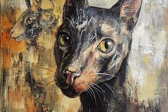 do realistic digital pet portrait dog, cat, horse