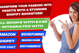 connect your website to lulu direct, book vault, shopify, book hub or bookfunnel