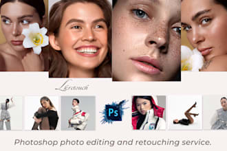 natural retouch and professional photo editing in photoshop