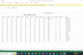 do data analysis with excel