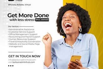 manage emails, calendar and customer service VA support