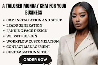 design a tailored monday CRM for your business