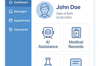 build a secure ai supported telehealth platform or patient portal