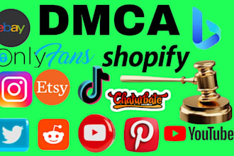 takedown harassing defaming content fb, reddit,yt,ig,tiktok, google under dmca
