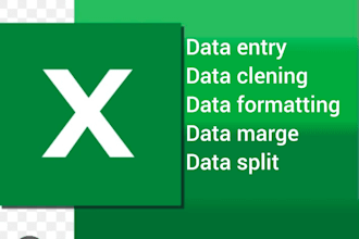 merge, format, clean, split excel data