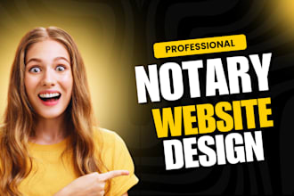 design notary website, notary public site, notary landing page, wordpress page