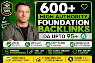 manually mix foundation backlinks with white hat SEO contextual link building