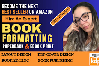 do book edit, fiction novel, format canva KDP ebook, memoir paperback design