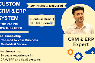 build a powerful custom CRM or erp system to automate your business