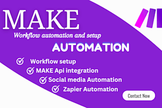 setup make com automation, make com, make automation, ai agent