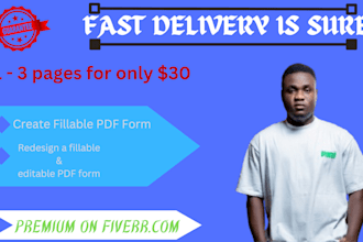 create and design professional fillable PDF forms, customizable and interactive