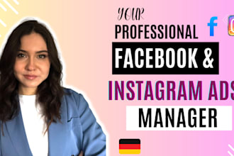 be your fb and ig ads campaign manager