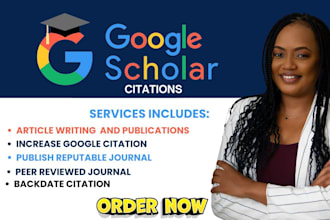 increase your backdated, google scholar citation  in peer review indexed journal