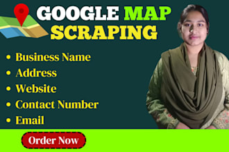 do google map scraping, lead generation, b2b data extraction