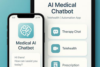 ai powered medical healthcare telehealth therapy chatbot software automation app