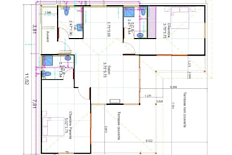 design your plumbing drawing using autocad