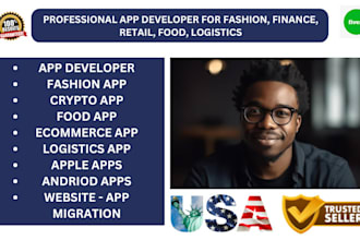 setup your fashion app, food app, dating app, finance app, ecommerce app