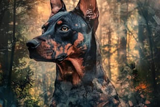 draw a any pet, dog or cat portrait