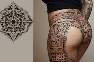 design a geometric tattoo for you