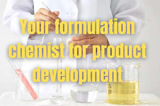 be your formulation chemist for product development