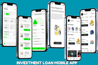 develop crowfunding investment donation fintech insurance ewallet ico mobile app