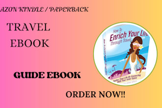 amazon kindle travel book, amazon kdp travel book ebook writer ghostwriter